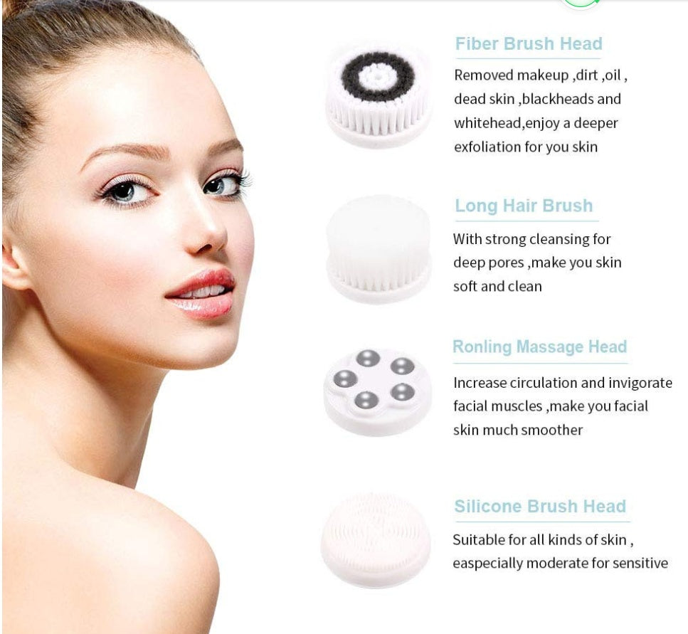 4-in-1 Facial Cleansing Brush