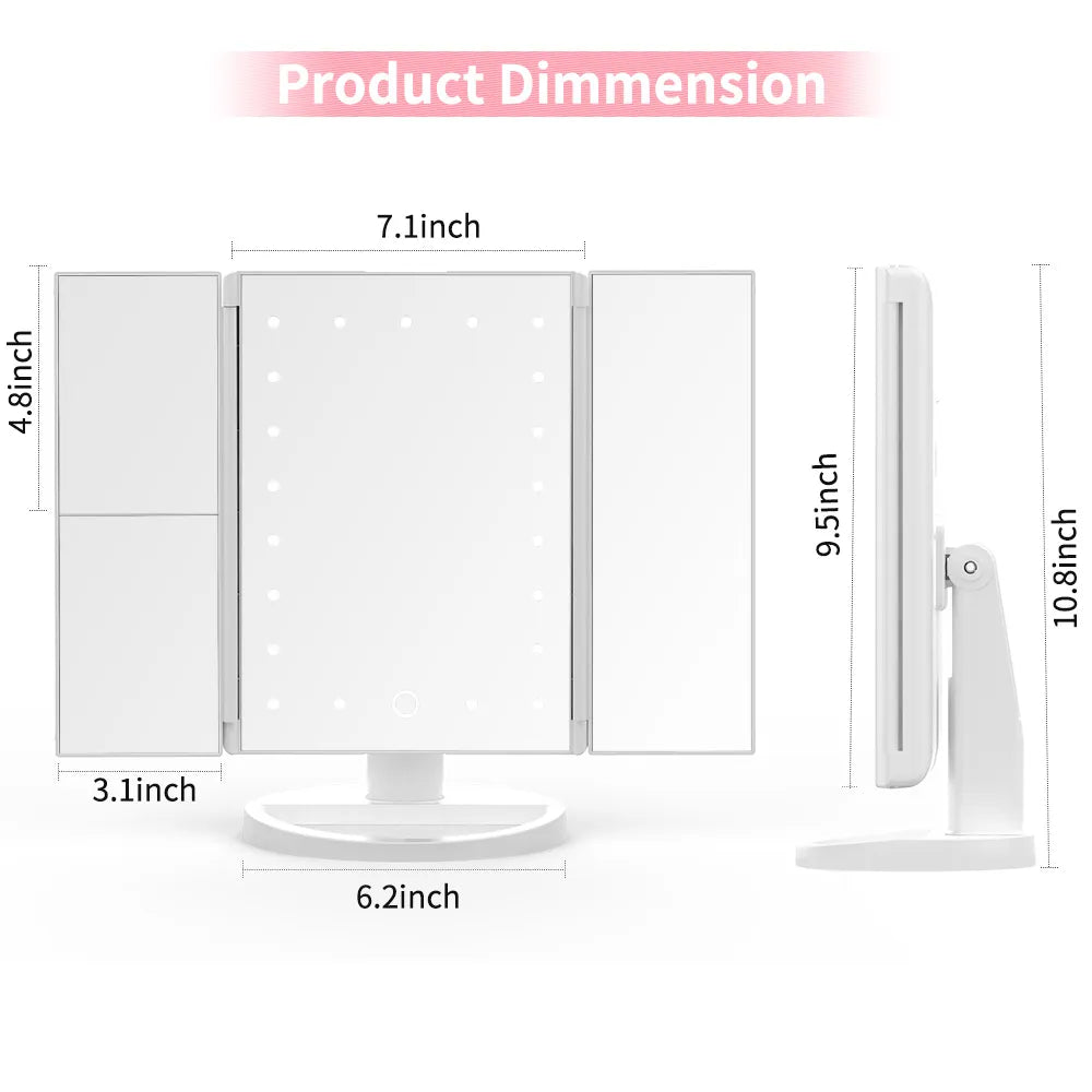 Interactive LED Mirror with Touch-Screen Technology