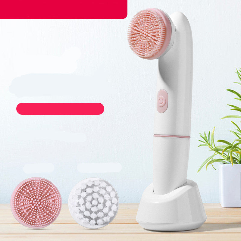 Dual-Action Facial Cleansing Brush