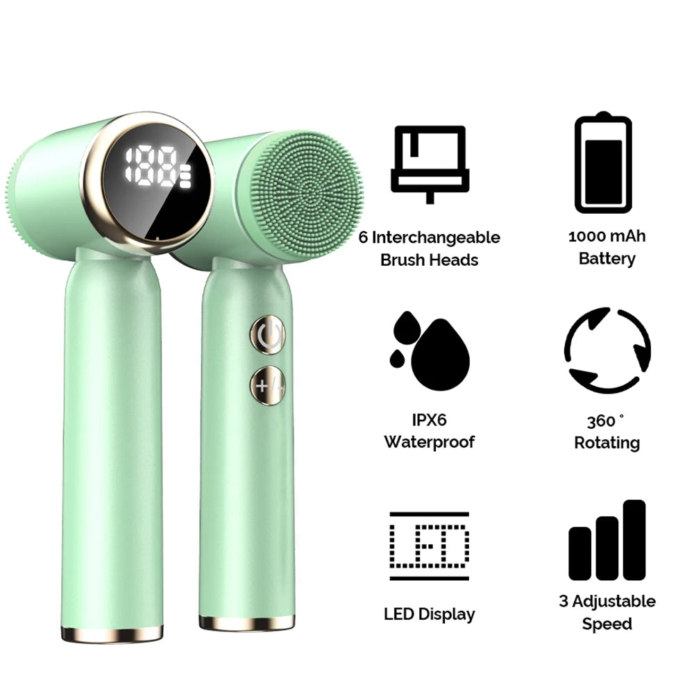 6-in-1 Electric Facial Brush