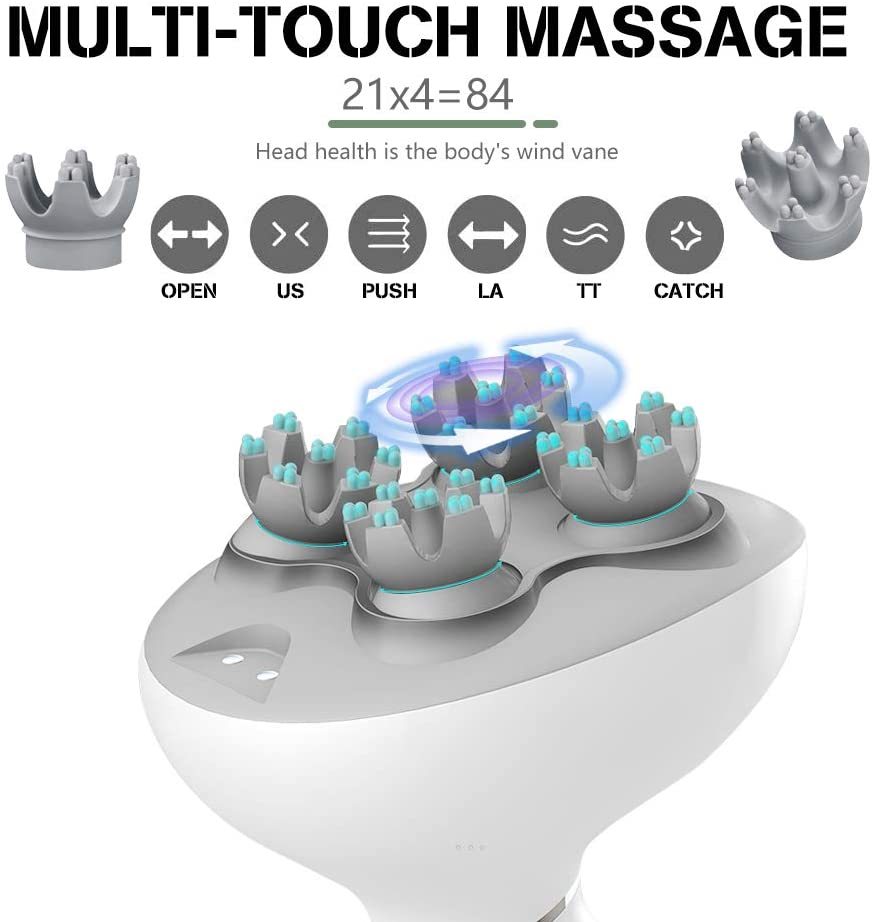 Waterproof Electric Head Massager